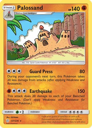 Palossand (127) [SM - Cosmic Eclipse] Reverse Holofoil - Deck Out Gaming