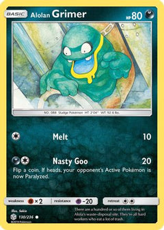 Alolan Grimer (130) [SM - Cosmic Eclipse] Reverse Holofoil - Deck Out Gaming