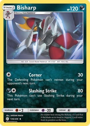 Bisharp (135) [SM - Cosmic Eclipse] Reverse Holofoil - Deck Out Gaming