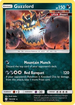 Guzzlord (136) [SM - Cosmic Eclipse] Reverse Holofoil - Deck Out Gaming