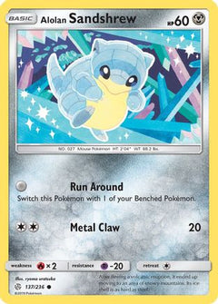 Alolan Sandshrew (137) [SM - Cosmic Eclipse] Reverse Holofoil - Deck Out Gaming