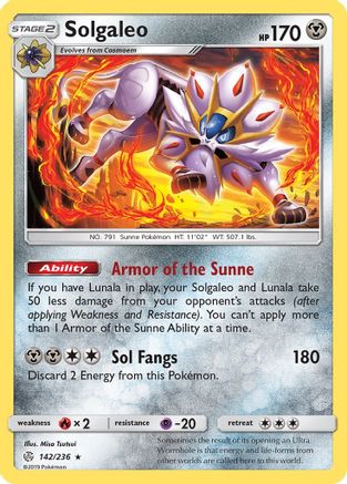 Solgaleo (142) [SM - Cosmic Eclipse] Holofoil - Deck Out Gaming