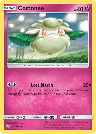 Cottonee (147) [SM - Cosmic Eclipse] Reverse Holofoil - Deck Out Gaming