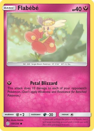 Flabebe - 150/236 (150) [SM - Cosmic Eclipse] Reverse Holofoil - Deck Out Gaming