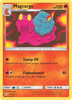 Magcargo (27) [SM - Cosmic Eclipse] Reverse Holofoil - Deck Out Gaming