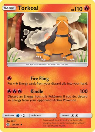 Torkoal (29) [SM - Cosmic Eclipse] Reverse Holofoil - Deck Out Gaming