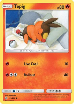 Tepig (31) [SM - Cosmic Eclipse] Reverse Holofoil - Deck Out Gaming