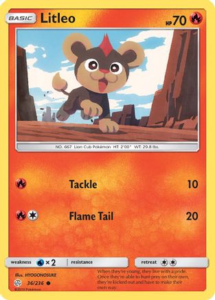 Litleo (36) [SM - Cosmic Eclipse] - Deck Out Gaming