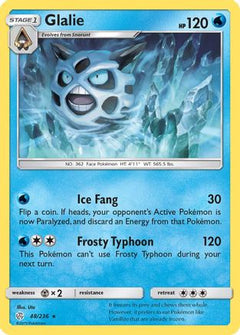 Glalie (48) [SM - Cosmic Eclipse] Reverse Holofoil - Deck Out Gaming