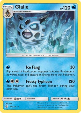 Glalie (48) [SM - Cosmic Eclipse] - Deck Out Gaming