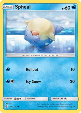 Spheal - 49/236 (49) [SM - Cosmic Eclipse] Reverse Holofoil - Deck Out Gaming