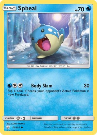 Spheal - 50/236 (50) [SM - Cosmic Eclipse] Reverse Holofoil - Deck Out Gaming