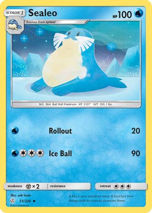 Sealeo (51) [SM - Cosmic Eclipse] Reverse Holofoil - Deck Out Gaming