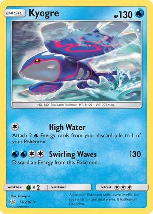 Kyogre (53) [SM - Cosmic Eclipse] Reverse Holofoil - Deck Out Gaming