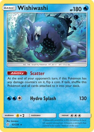 Wishiwashi (62) [SM - Cosmic Eclipse] Reverse Holofoil - Deck Out Gaming