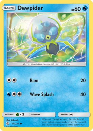 Dewpider (64) [SM - Cosmic Eclipse] Reverse Holofoil - Deck Out Gaming