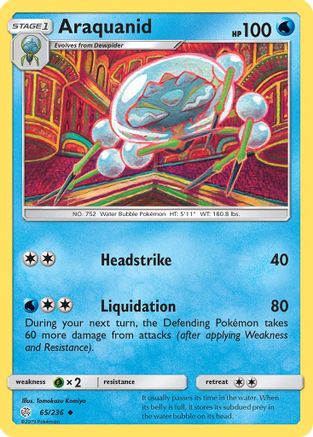 Araquanid (65) [SM - Cosmic Eclipse] Reverse Holofoil - Deck Out Gaming