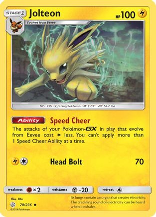 Jolteon (70) [SM - Cosmic Eclipse] - Deck Out Gaming