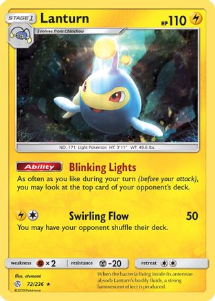 Lanturn (72) [SM - Cosmic Eclipse] Reverse Holofoil - Deck Out Gaming