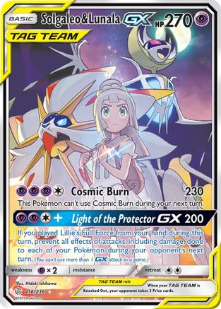 Solgaleo & Lunala GX (Full Art) (216) [SM - Cosmic Eclipse] Holofoil - Deck Out Gaming