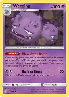 Weezing (77) [SM - Cosmic Eclipse] Reverse Holofoil - Deck Out Gaming