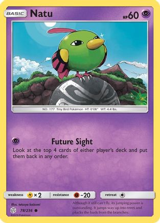 Natu (78) [SM - Cosmic Eclipse] Reverse Holofoil - Deck Out Gaming