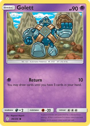 Golett (89) [SM - Cosmic Eclipse] Reverse Holofoil - Deck Out Gaming