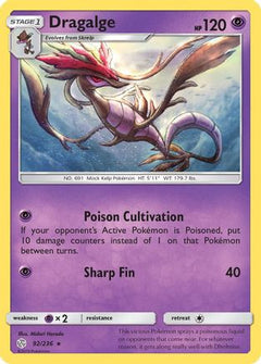 Dragalge (92) [SM - Cosmic Eclipse] Reverse Holofoil - Deck Out Gaming
