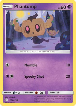 Phantump (93) [SM - Cosmic Eclipse] Reverse Holofoil - Deck Out Gaming