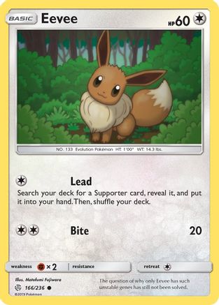 Eevee - 166/236 (166) [SM - Cosmic Eclipse] - Deck Out Gaming