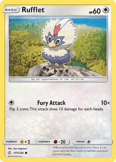 Rufflet (177) [SM - Cosmic Eclipse] Reverse Holofoil - Deck Out Gaming