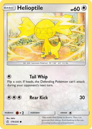 Helioptile (179) [SM - Cosmic Eclipse] - Deck Out Gaming