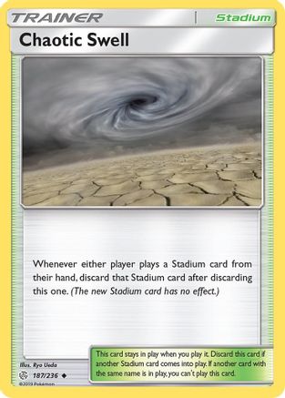 Chaotic Swell (187) [SM - Cosmic Eclipse] Reverse Holofoil - Deck Out Gaming