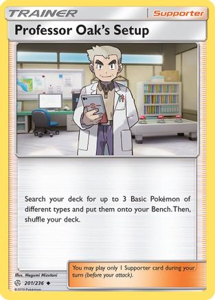 Professor Oak's Setup (201) [SM - Cosmic Eclipse] - Deck Out Gaming