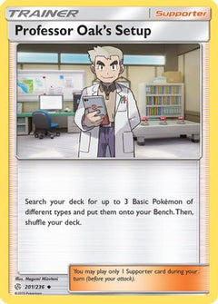 Professor Oak's Setup (201) [SM - Cosmic Eclipse] Reverse Holofoil - Deck Out Gaming