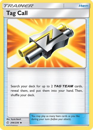 Tag Call (206) [SM - Cosmic Eclipse] Reverse Holofoil - Deck Out Gaming