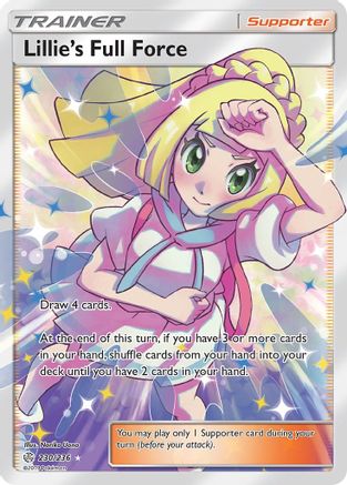 Lillie's Full Force (Full Art) (230) [SM - Cosmic Eclipse] Holofoil - Deck Out Gaming