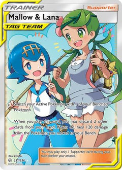 Mallow & Lana (Full Art) (231) [SM - Cosmic Eclipse] Holofoil - Deck Out Gaming