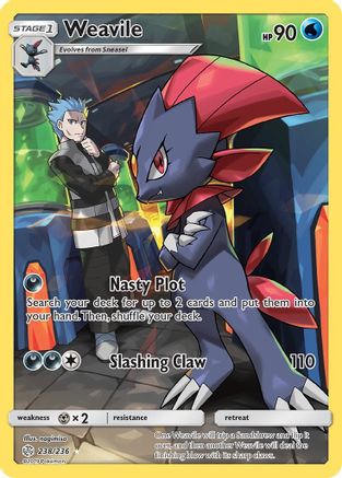 Weavile (Secret) (238) [SM - Cosmic Eclipse] Holofoil - Deck Out Gaming