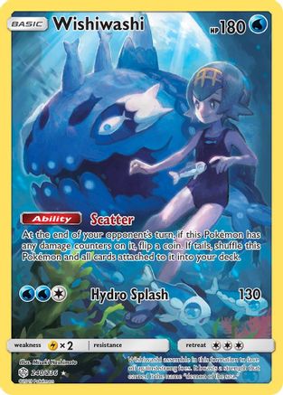 Wishiwashi (Secret) (240) [SM - Cosmic Eclipse] Holofoil - Deck Out Gaming