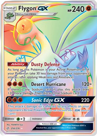 Flygon GX (Secret) (256) [SM - Cosmic Eclipse] Holofoil - Deck Out Gaming