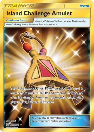 Island Challenge Amulet (Secret) (265) [SM - Cosmic Eclipse] Holofoil - Deck Out Gaming