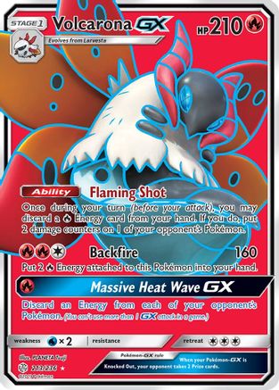 Volcarona GX (Full Art) (213) [SM - Cosmic Eclipse] Holofoil - Deck Out Gaming