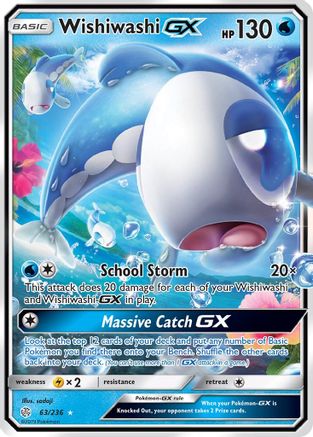 Wishiwashi GX (63) [SM - Cosmic Eclipse] Holofoil - Deck Out Gaming