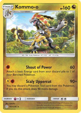 Kommo-o (163) [SM - Cosmic Eclipse] Reverse Holofoil - Deck Out Gaming