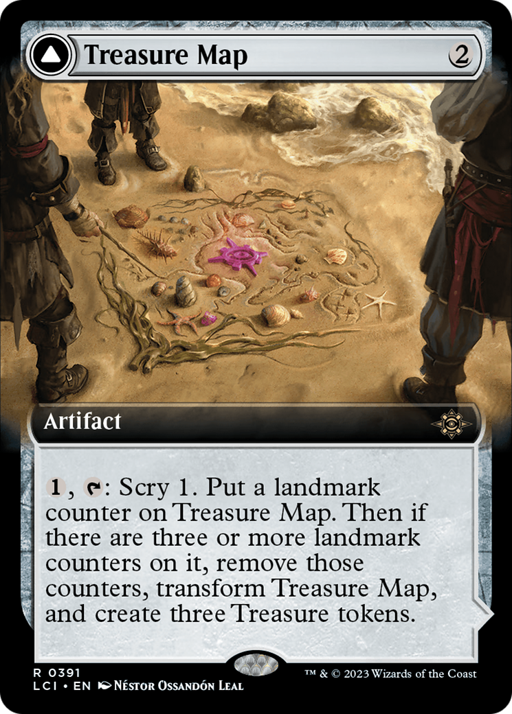 Treasure Map (Extended Art) (391) [The Lost Caverns of Ixalan] foil - Deck Out Gaming