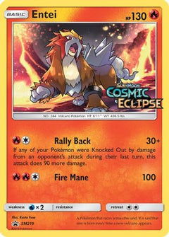Entei - SM219 (Prerelease) (SM219) [SM Promos] Holofoil - Deck Out Gaming