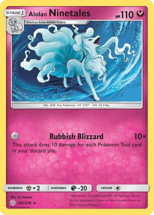 Alolan Ninetales (145) [SM - Cosmic Eclipse] Reverse Holofoil - Deck Out Gaming