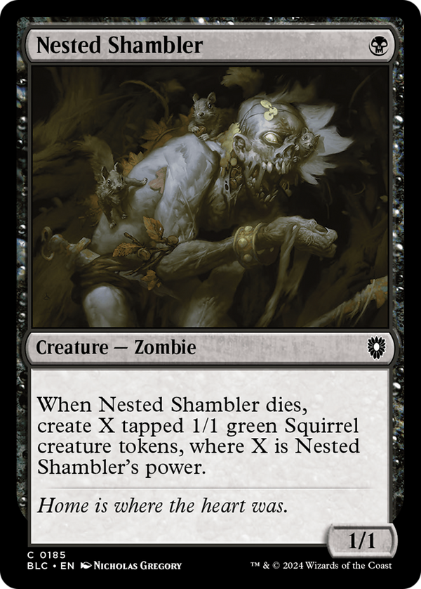 Nested Shambler (185) [Bloomburrow Commander] - Deck Out Gaming