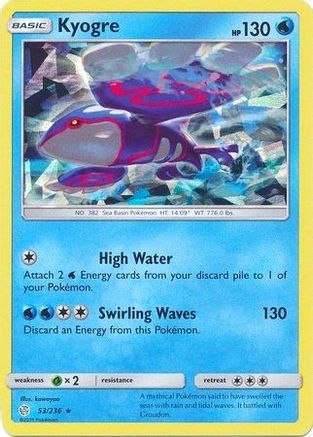 Kyogre - 53/236 (Cracked Ice Holo) (53) [Deck Exclusives] Holofoil - Deck Out Gaming
